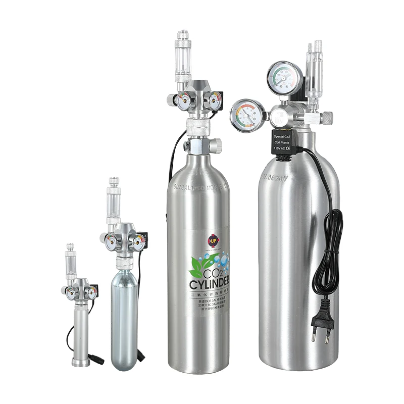 3 PCS Aquarium CO2 Bubble Gauge Aluminum Alloy Visual Bubble Recorder Fish Tank CO2 Regulator Generator Equipment Accessories - view 6