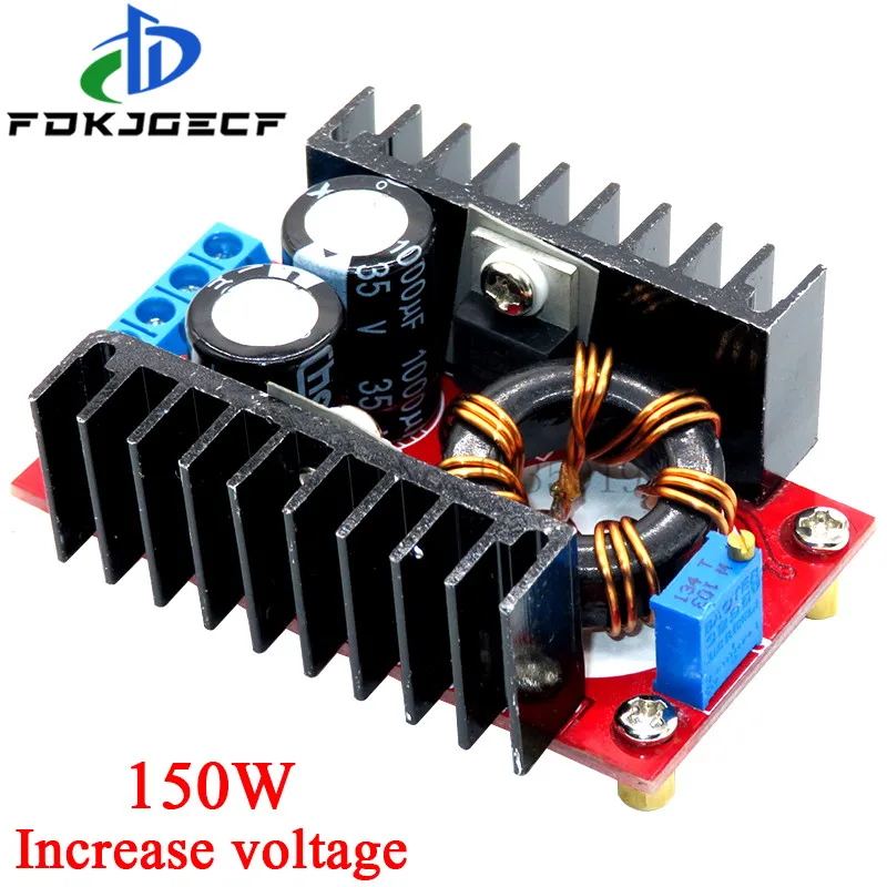Módulo de Alimentação do Conversor de Buck Reduzida, Voltímetro Digital, Amperímetro, Display Duplo, DC 9A, 300W, 150W, 0-100V, 10A