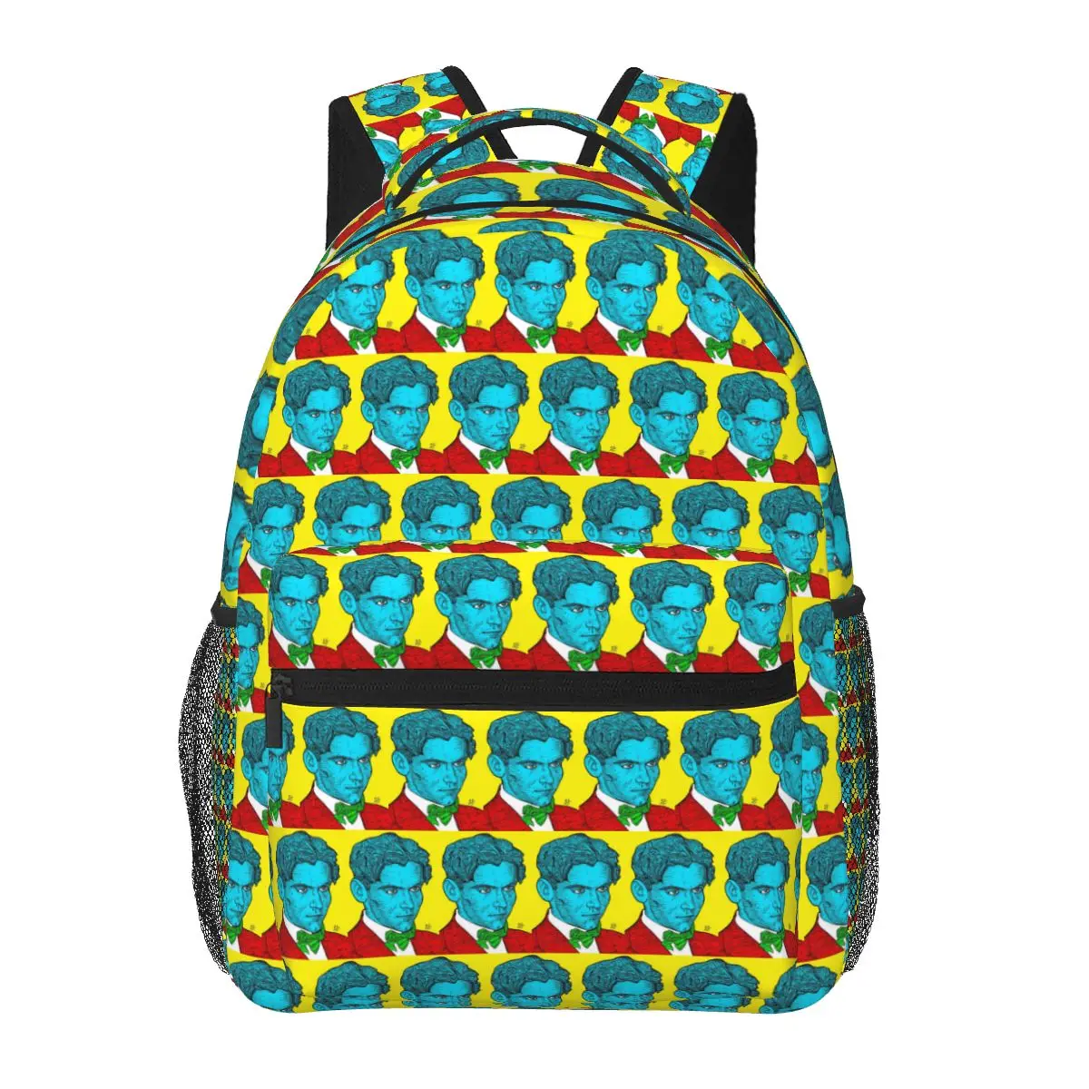 Federico Garcia Lorca Portrait 16 Studentenrucksack, Schultasche, Wandern, Reisen, Tagesrucksack für Männer und Frauen, modische Büchertasche, Umhängetaschen