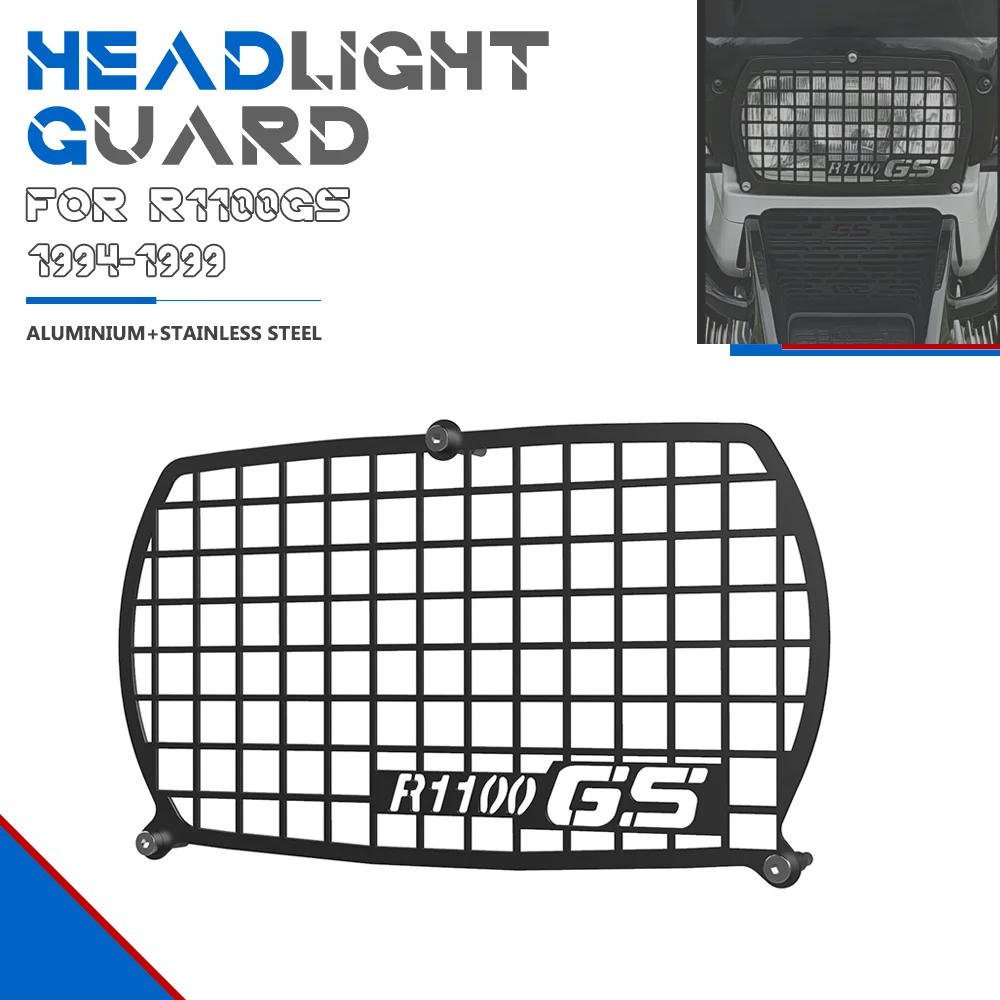 

Motorcycle Accessories FOR BMW R1100GS 1994-1995-1996-1997-1998-1999 Headlight Headlamp Grille Shield Guard Cover Protector SET