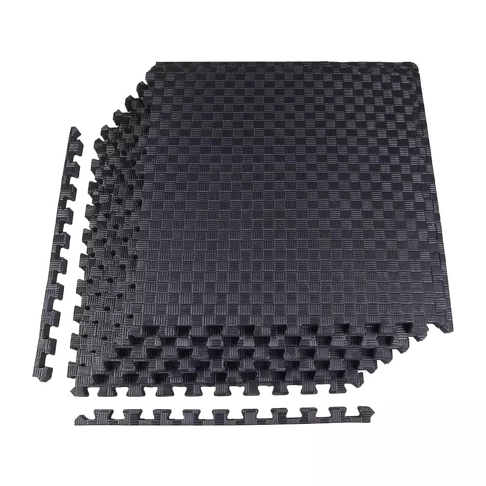 

From Fitness Foam Interlocking Exercise Floor Mat, 24 Square Feet, Black