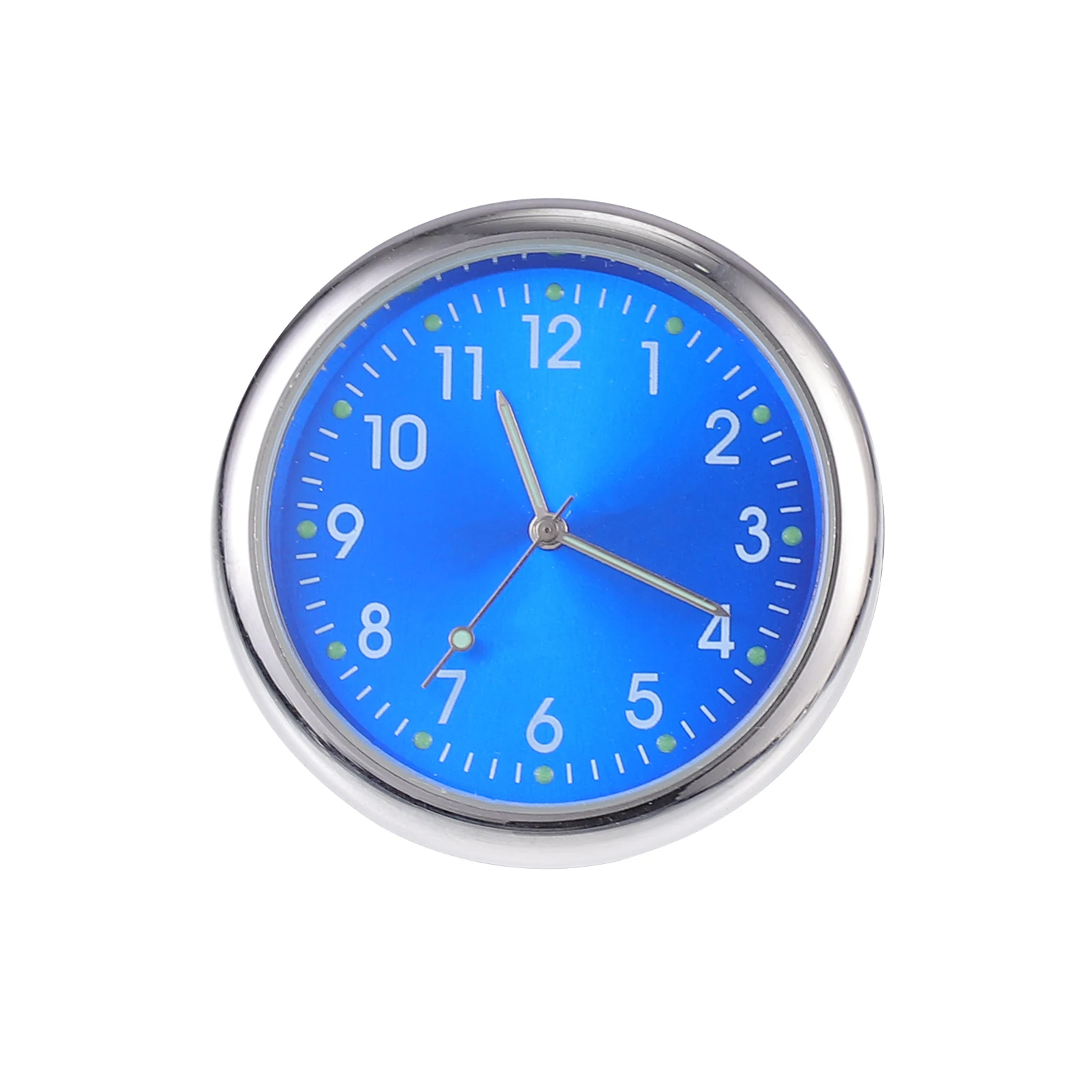 

Quartz Clock Car Dashboard Accessories Decorations Luminous Small Led Glass Clocks for Motorcycle