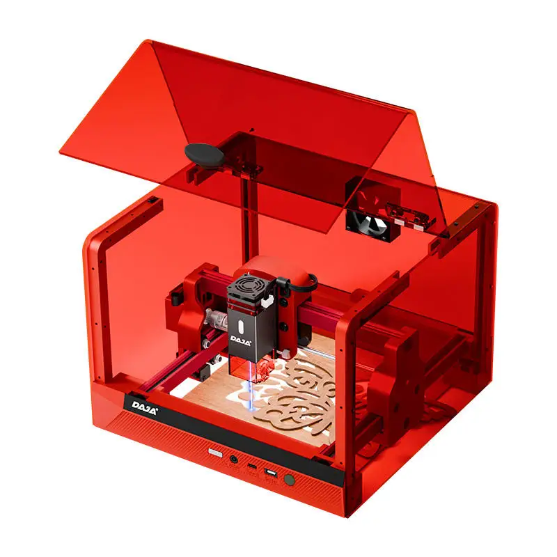 

DAJA A7 MINI PRO Laser Engraver Full Cover DIY PC APP Control For Acrylic, Glass, Leather, MDF, Metal, Paper, Plastic, Plywood