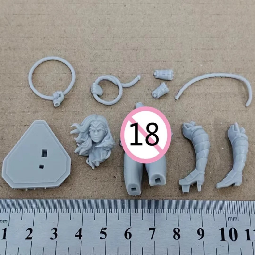 

1/24 Scale Resin Figure Assemble Model Kit Wonder Girl Nsfw two versions Unassembled Unpainted 3D printing toy