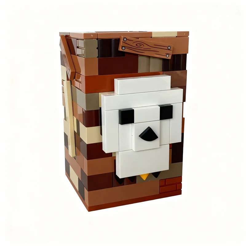 152pcs MOC Pirates Pencil Holder with Pirate Skull Model Building Blocks Christmas Gift Home Decoration And For Lovers Art Craft
