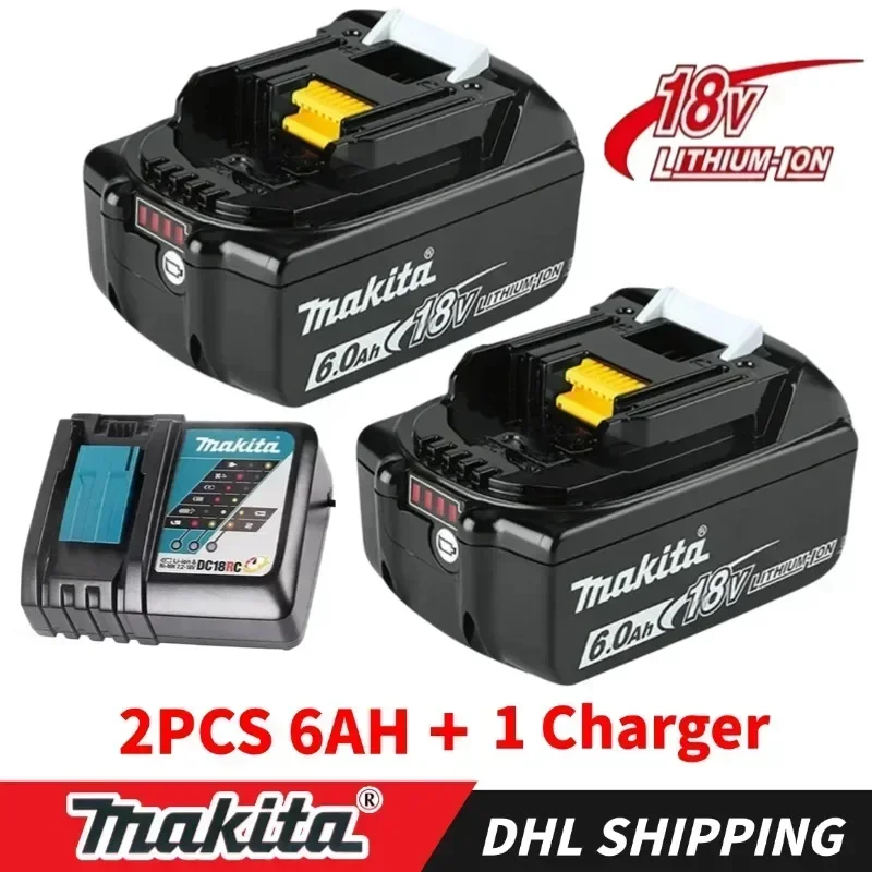 

NEW 6.0Ah Makita 18V Battery BL1860 Rechargeable Battery 18V Replacement Power Tool Battery For Makita BL1815 BL1860 BL1850