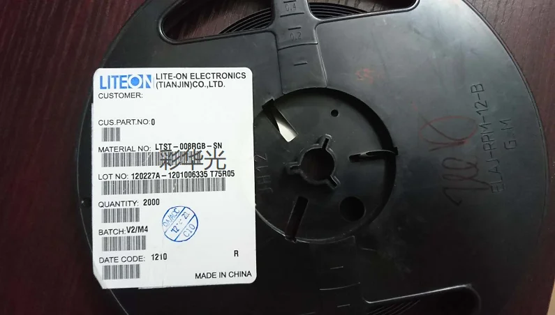 50 個/020 SMD LED LTST-008RGB-SN フルカラー RGB レッドブルーエメラルドグリーンサイドグロー