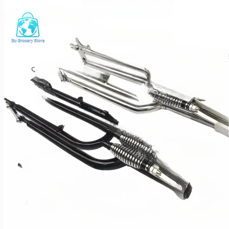 26 Inch Double Spring Retro Beach Car Connecting Rod Front Fork Modified Indian V --Suitable for V-shaped