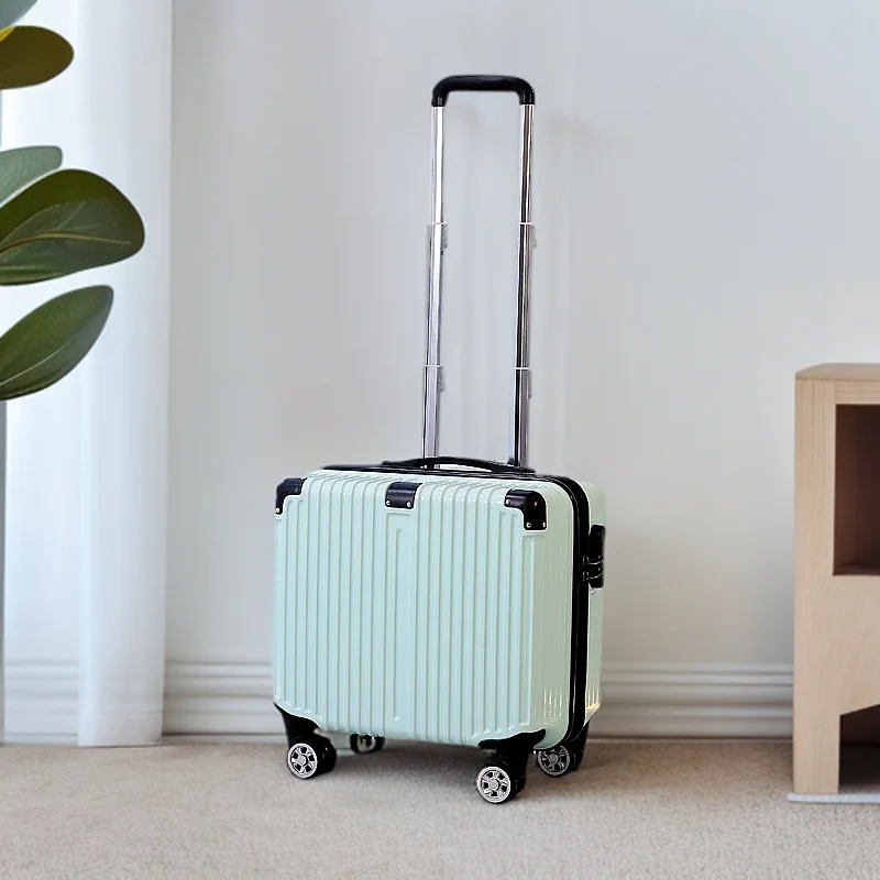 حقيبة سفر محمولة ذات سعة كبيرة مقاس 18 بوصة، حقيبة سفر ABS عصرية وبسيطة ومريحة، سهلة التسجيل في أمتعة السفر #6