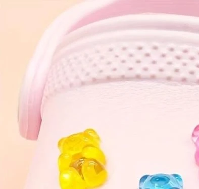 

10/12/14/16/20Pcs Set Cute Jelly Bear Shoe Decoration Charms For Clog Women And Man Sandals Decoration ﻿