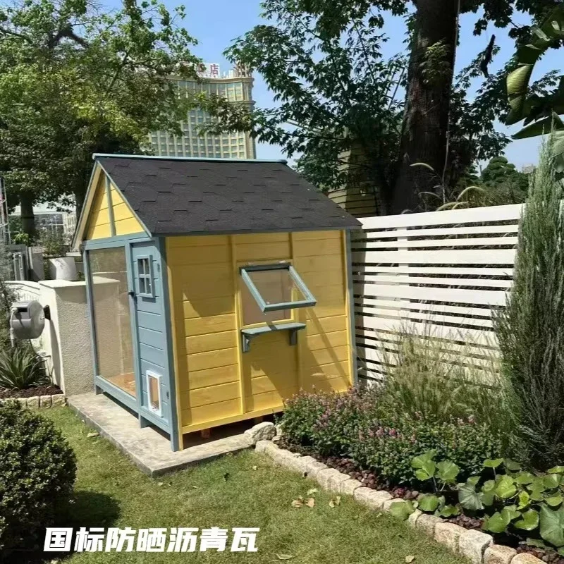 Cat Villa Cat House Outdoor Garden Outdoor Villa Dog House Rainproof