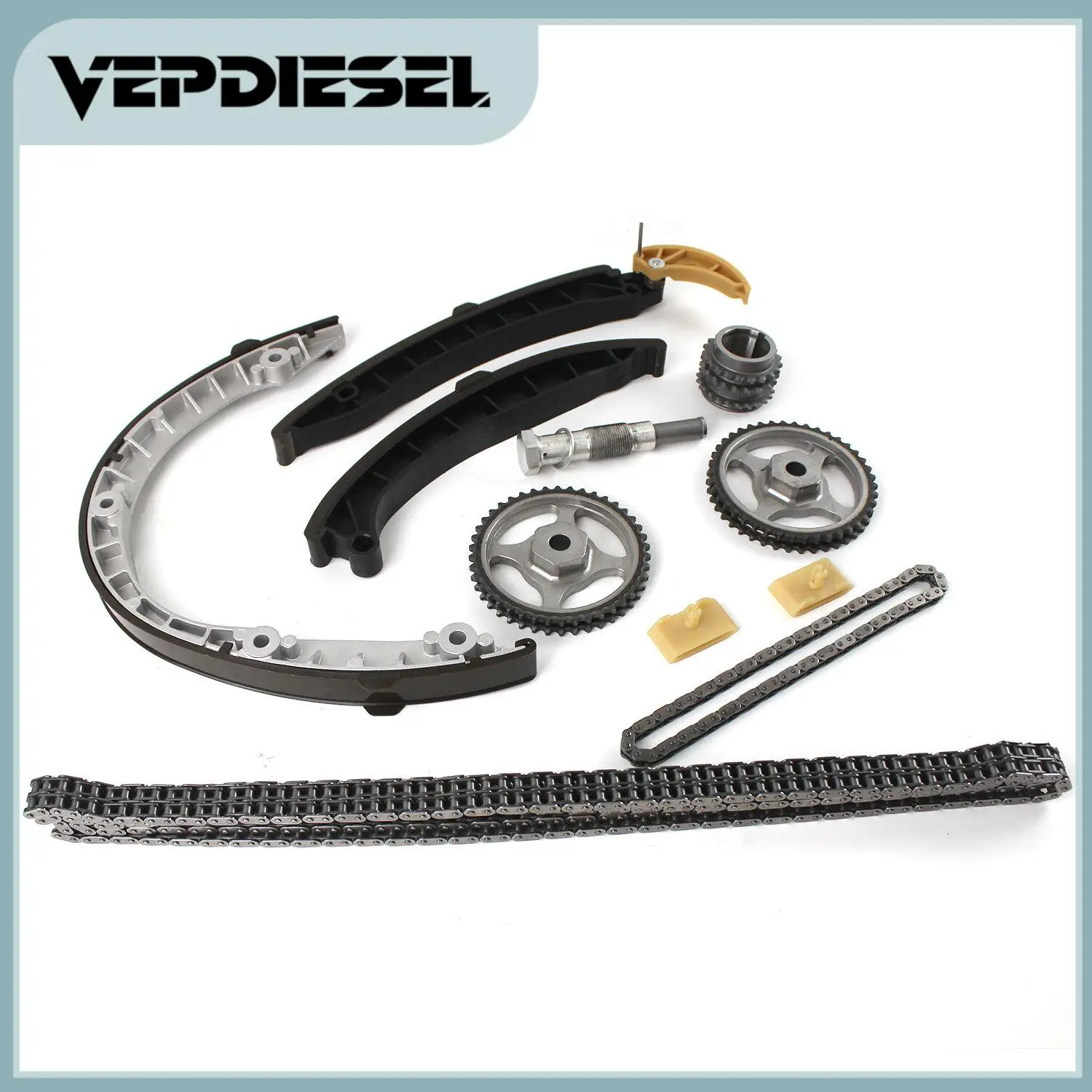 VEPDIESEL 1set Timing Chain Kit For Porsche Cayenne Panamera 957 958 970 4.8L V8 GTS Turbo 2008-2016 New Auto Engine parts