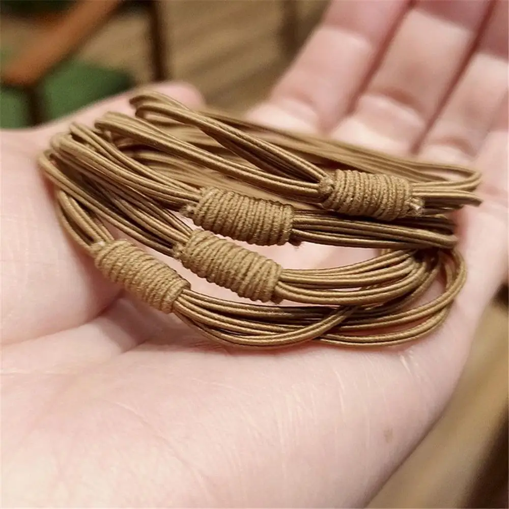 Random Color Concise Girl Hair Accessories Hair Ring 4 in 1 Hair Tie Rope High Elastic