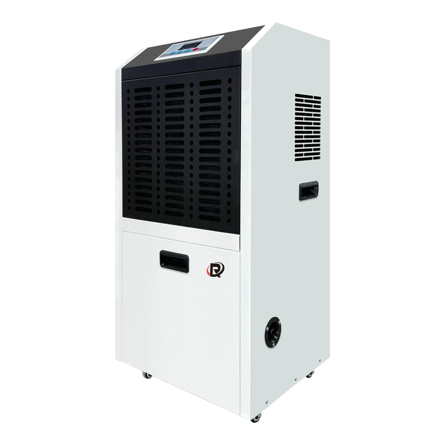 150L Four Wheels Remove Bsement Dehumidifier For Grow Room LCD Display Dehumidifier For Commercial And Industrial