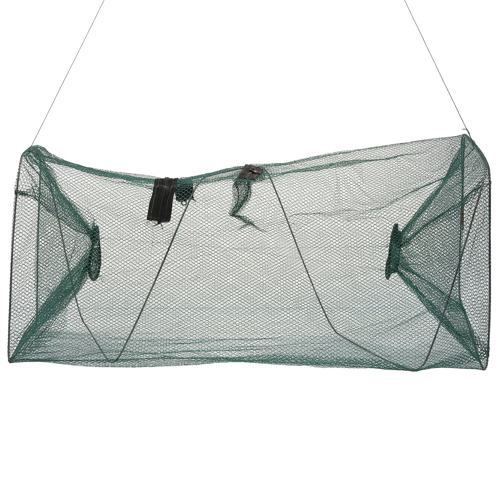 

Foldable Shrimp Cage Fishing Net Storage Nylon Durable Portable Fish Catching Net Bag Lightweight Quick Dry Catching Netting