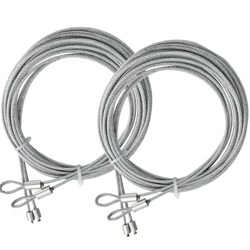 Garage Door Heavy Duty Torsions Cables Galvanized Steel Wire Foot Garage Door Torsions Cables for Stable Door Mechanics 37JD