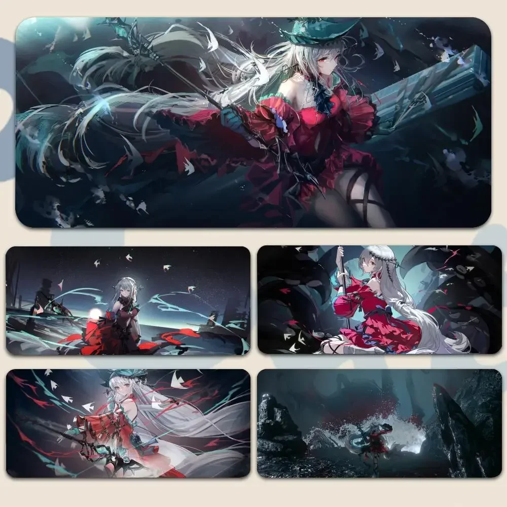 

Anime Girl Skadi The Corrupting Heart Mousepad Large Gaming Mouse Pad LockEdge Thickened Computer Keyboard Table Desk Mat