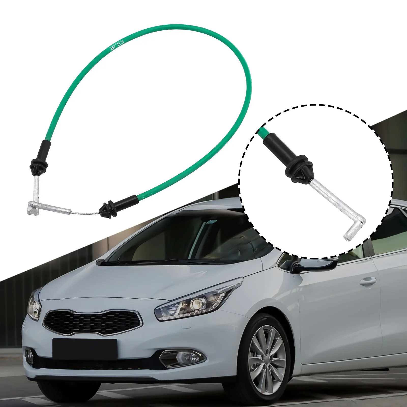 Inner Front Driver Door Handle Cable Car Parts 81371 2F000 Easy Installation Stable For Kia Cerato for spectra 2004 09
