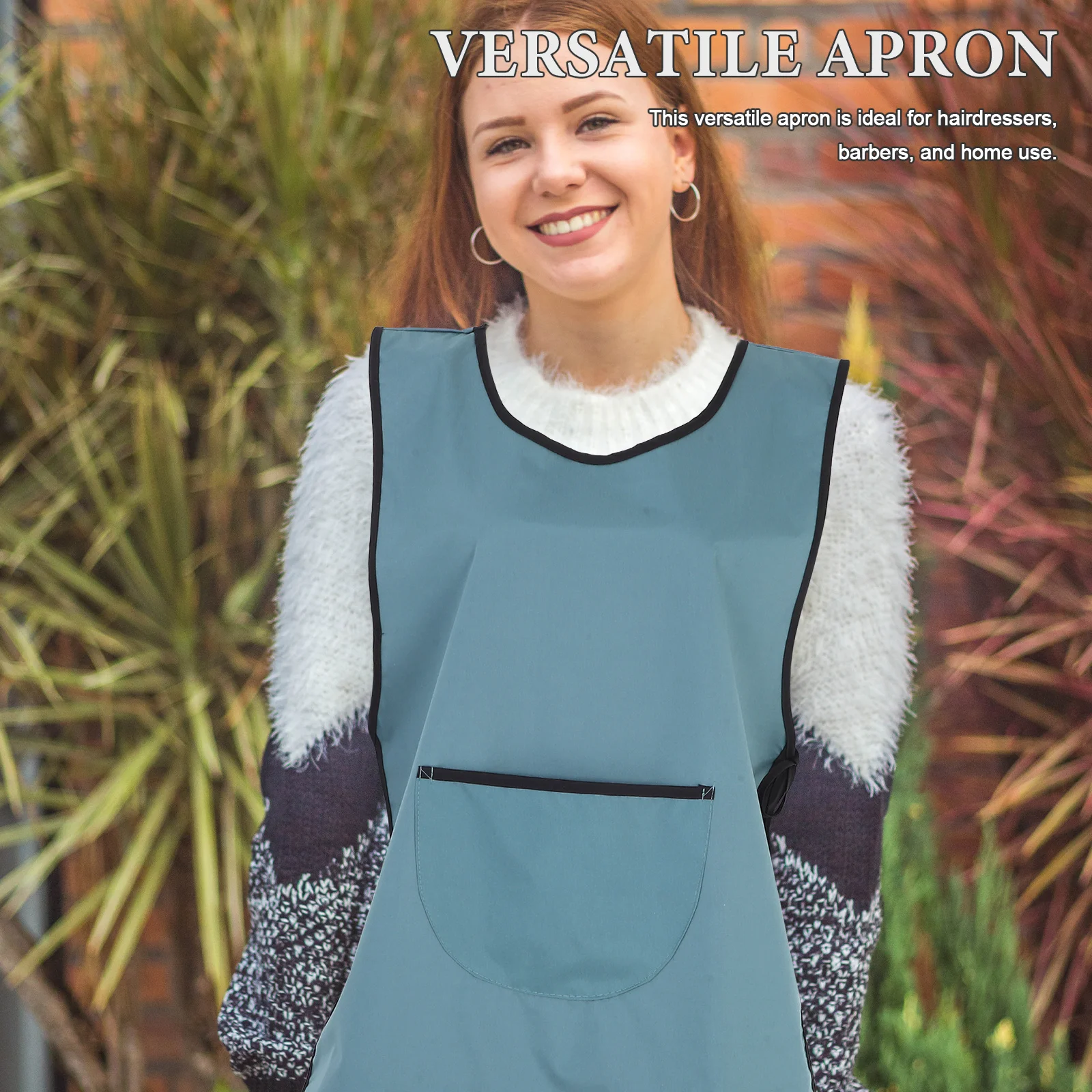 

Waterproof Sleeveless Hairdressing Apron Anti-Stain Professional Kitchen Haircut Salon Cleaning Household Grooming Apron