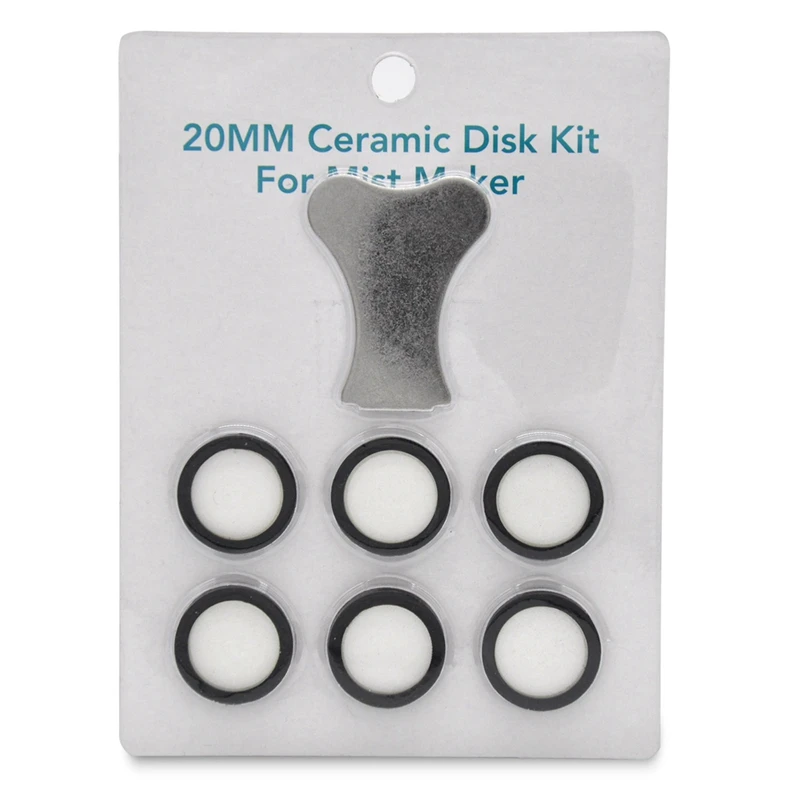 

28Pcs Mist Maker Maintenance Kit, Ceramic Disk Ceramic Disk Key Replacement Parts Kits For Fog Machine