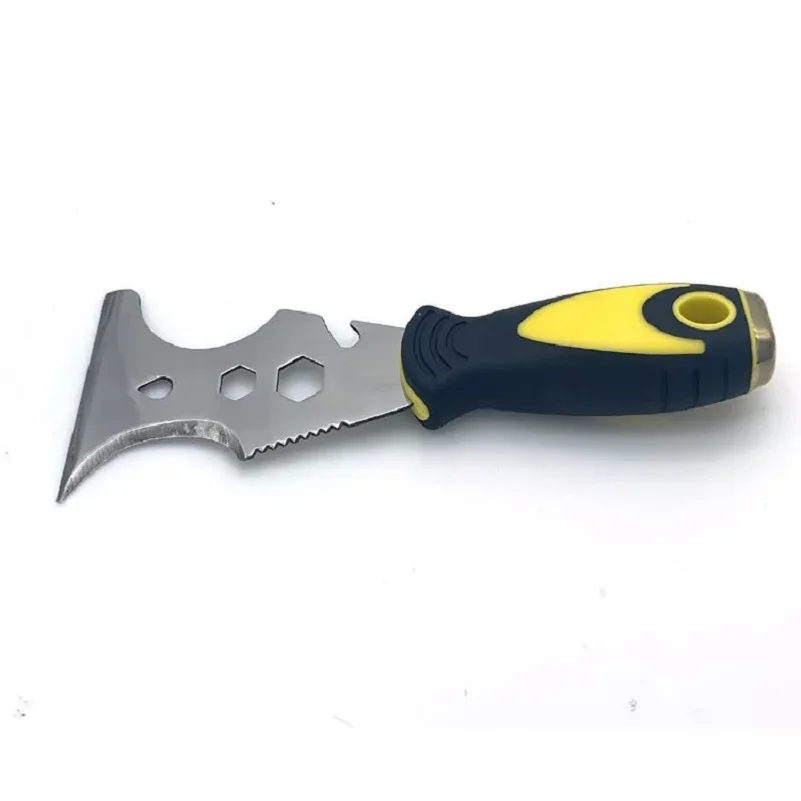 

1pc 15 In 1 Multi Use Putty Knife Stainless Steel Paint Scraper Removal Construction Tool For Wallpaper Can Opener Home DIY