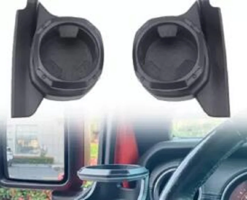 

2 шт. держатель для напитков ABS передняя дверь автомобильный держатель для стакана с водой для Jeep Wrangler JL 2018-2024, JT 4XE Lantsun JL1304