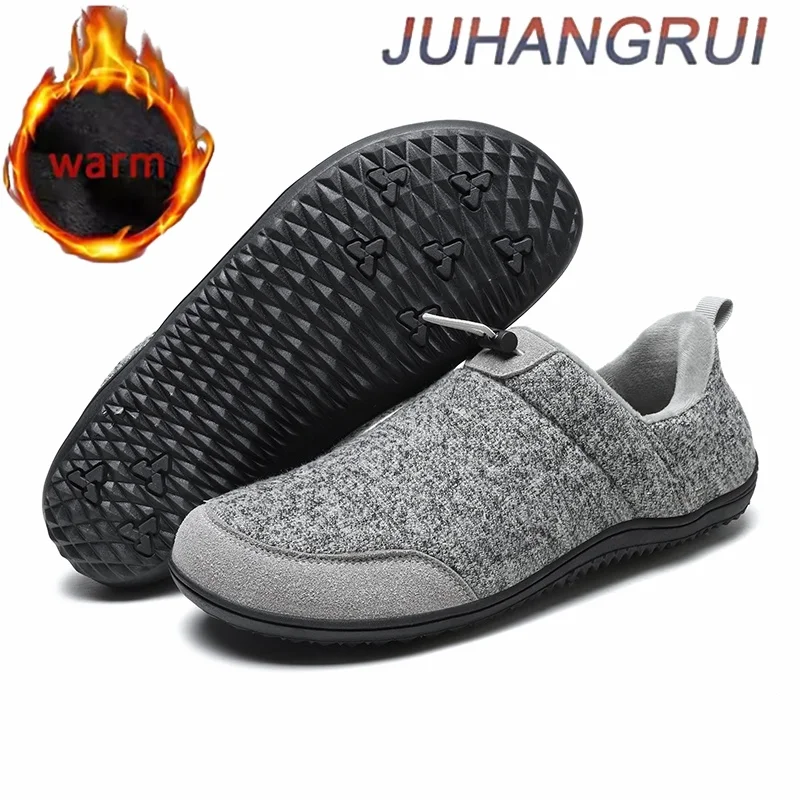 

Winter Warm Cotton Shoes For Couples Home Warm Cotton Shoes Comfortable Casual Slippers Non Slip Soft Sole Flat Casual Shoes