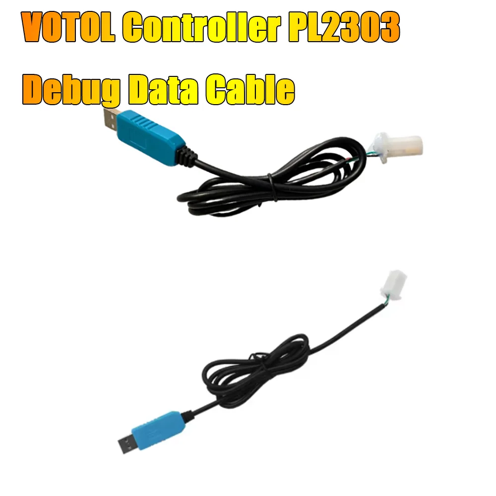 

Контроллер VOTOL 5 В для программирования USB PL2303 EM30 EM50 EM80 EM100 EM150 USB-кабель Кабель для передачи данных для регулировки параметров контроллера