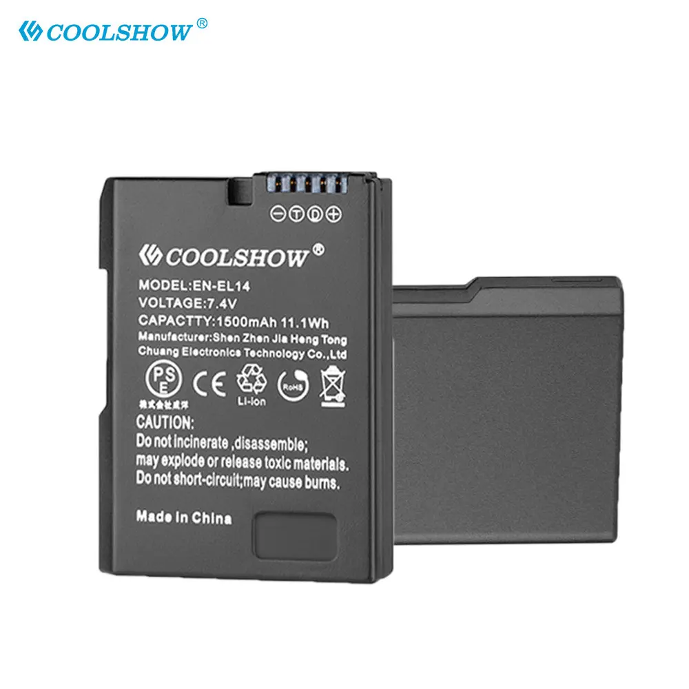 EN-EL14 EN EL14 Battery For Nikon D3100 D3200 D3300 D3400 D3500 D5600 D5100 D5200 P7000 P7100 P7800 1500mah Batteries Charger