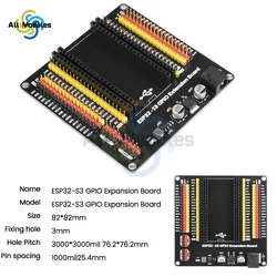 ESP32-S3 GPIO Desenvolvimento IoT Board Expansão Board, DC5.5 * 2.1 Interface