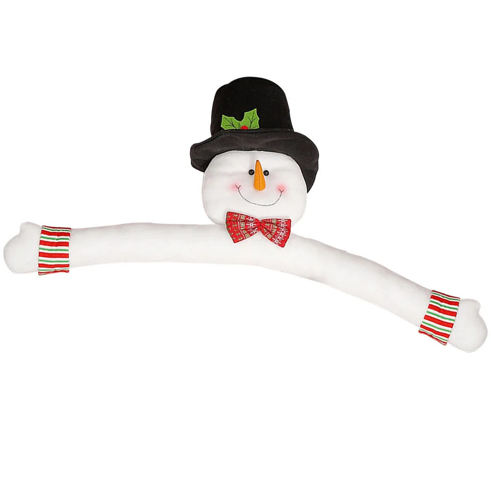 

Christmas Tree Topper Snowman Hugging Decoration Xmas Holiday Party Ornament Festive Tree Accent Christmas Decorations
