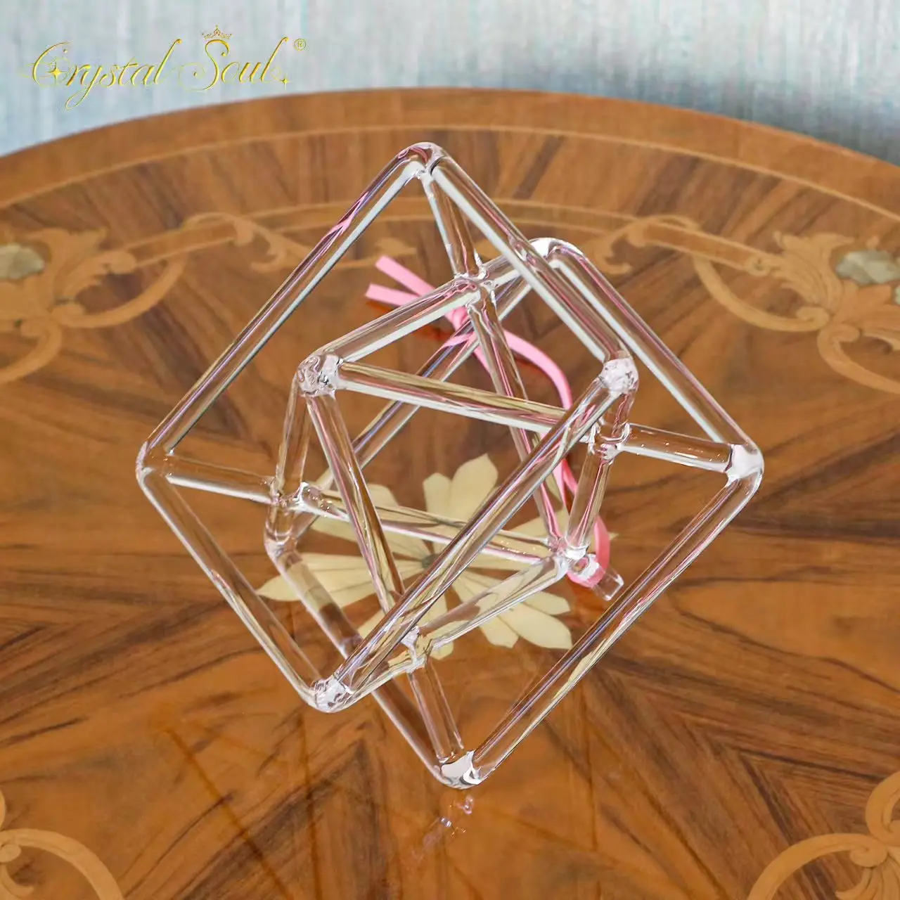 Crystal Soul Sacred Clear Crystal Merkaba Sound Therapy Instrument Crystal Pyramid