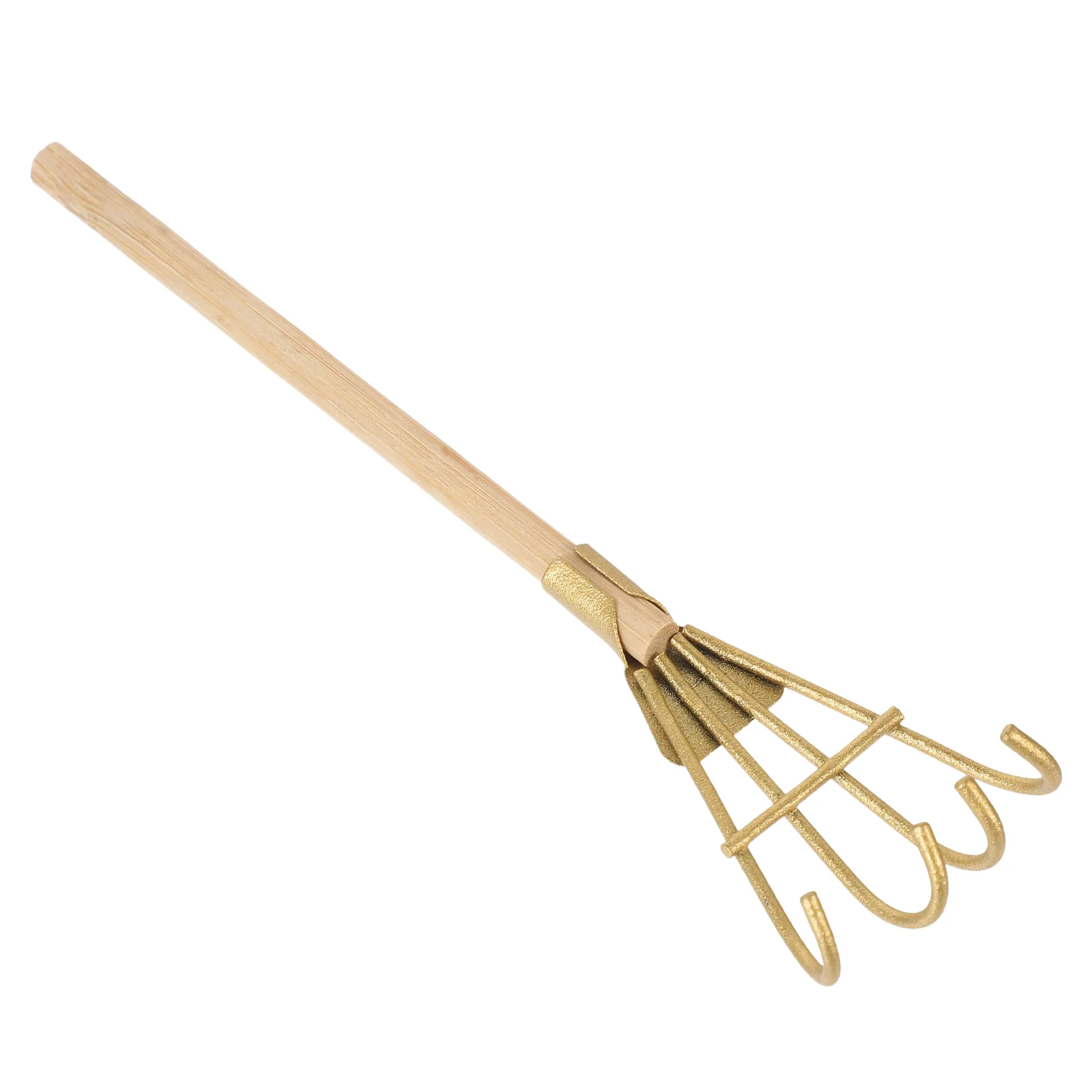 Mini Rake Small Sand Decorative Garden Crafts for Kids Ashes Rakes Table Tools Micro Landscape Toy House