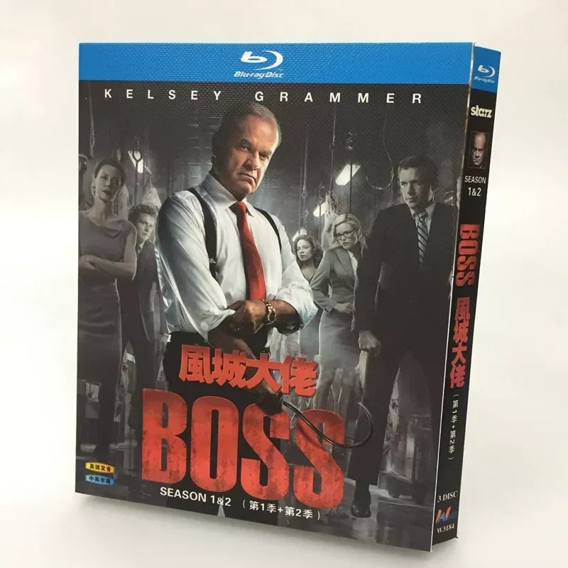 

BD Blu-ray High Definition American Crime Drama TV Series Windy City Boss Seasons 1 and 2 2012 3-Disc Box Set