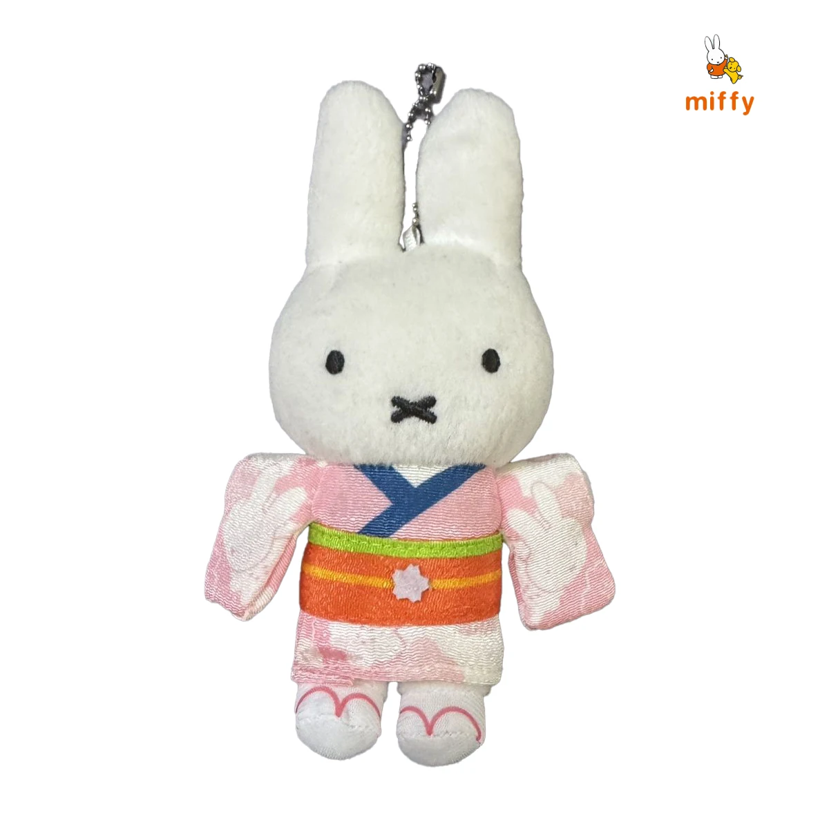 

Kawaii Miffy Plush Pendant Cartoon Kimono Creative Fluffy Stuffed Toy Backpack Anime Accessories Cuddly Plush Doll Keychain Gift