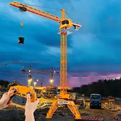 1/36 Scale Remote Control Tower Crane for Boys and Girls Children Party Toy