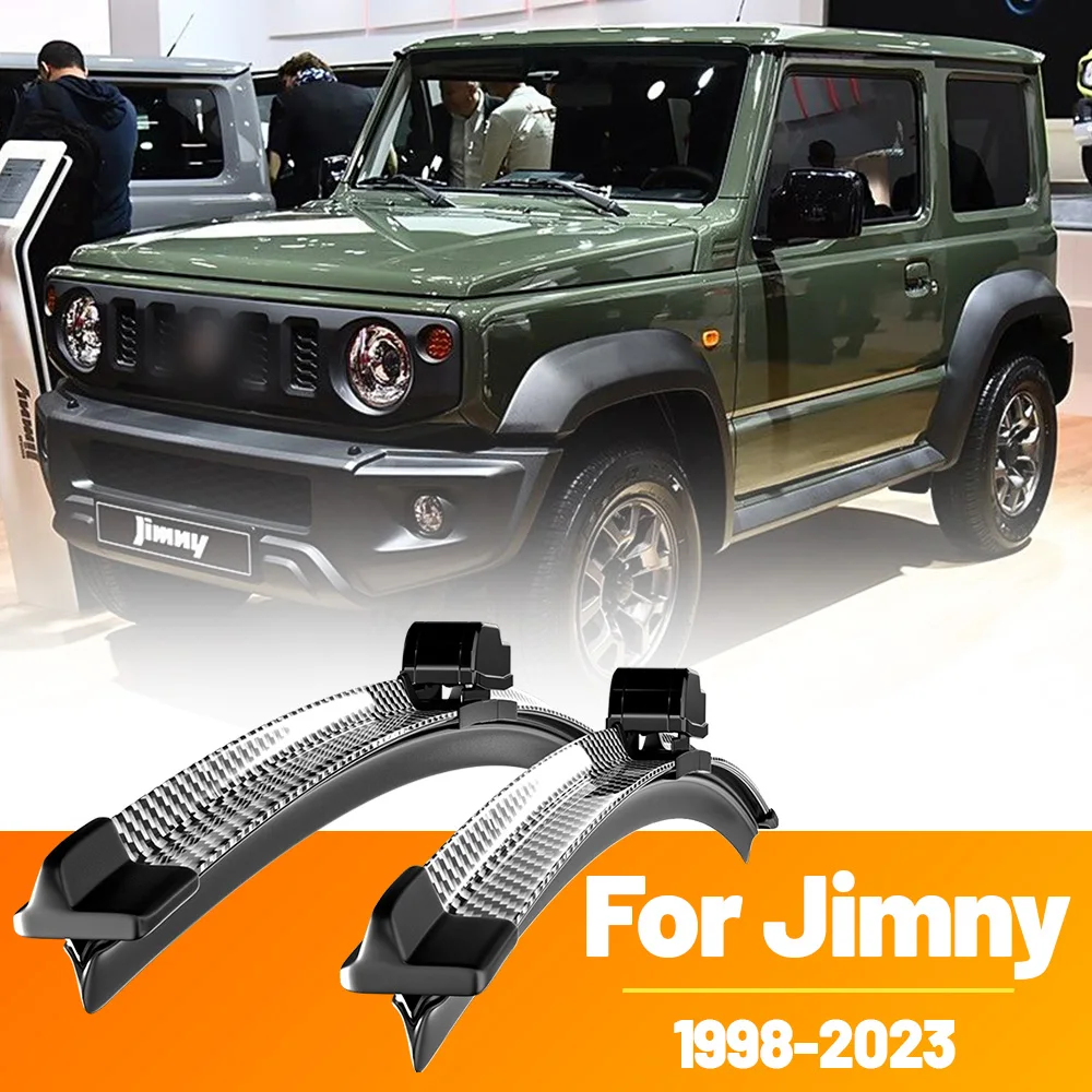 

2pcs Front Windshield Windscreen Wiper Blades Carbon Fibre Wiper For Suzuki Jimny JB23 JB43 JB33 JB53 JB74 JB64 Sierra 1998-2023