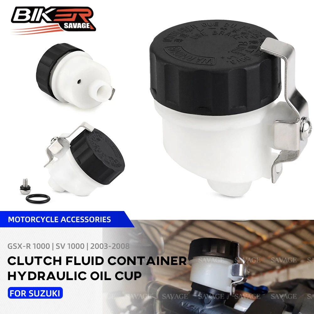 

For SUZUKI GSXR GSX-R 1000 SV GSXR1000 For HONDA CBR 1000RR Motorcycle Left Hydraulic Clutch Oil Fluid Reservoir Leakproof Plug