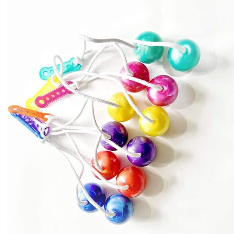 Clackers bola lato lato brinquedo balançando bolas em uma corda para adultos crianças sensorial fidget tdah ansiedade alívio novidade presentes