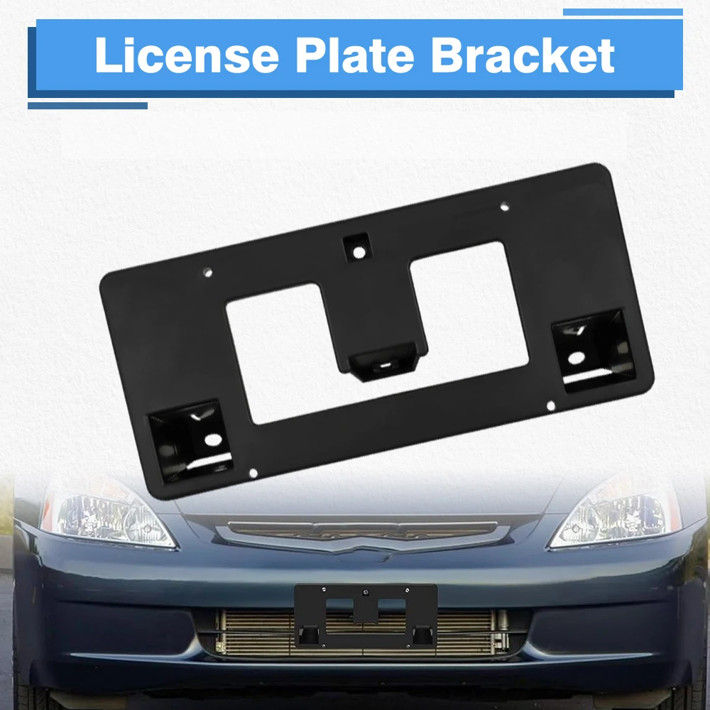 

Автомобильный передний держатель номерного знака для Honda Accord 4dr 2006-2007, подходит только для 4-дверных моделей седана 71145SDAA10 9542687819-21