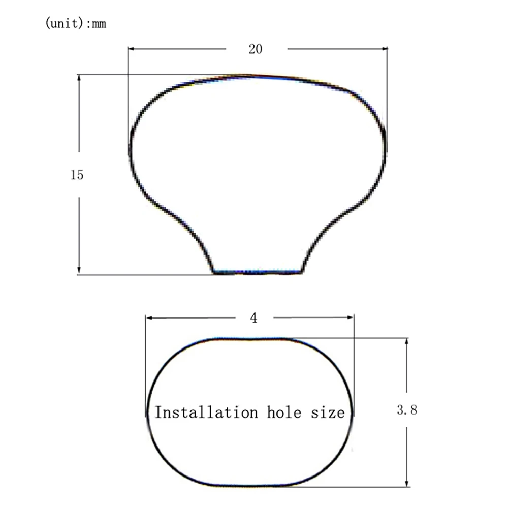Práctico 6 uds clavijas de afinación de guitarra eléctrica de aleación de Zinc afinadores de tapa botones de repuesto de cabezal de máquina perillas accesorios de guitarra, negro