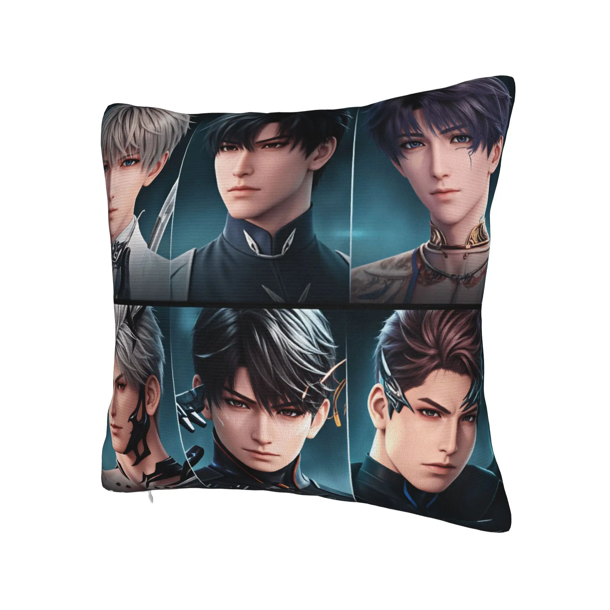 V-Valko L-Love and Deepspace Pillow Case  Print Pillow Cover For Living Room Sofa Kawaii Pillowcases
