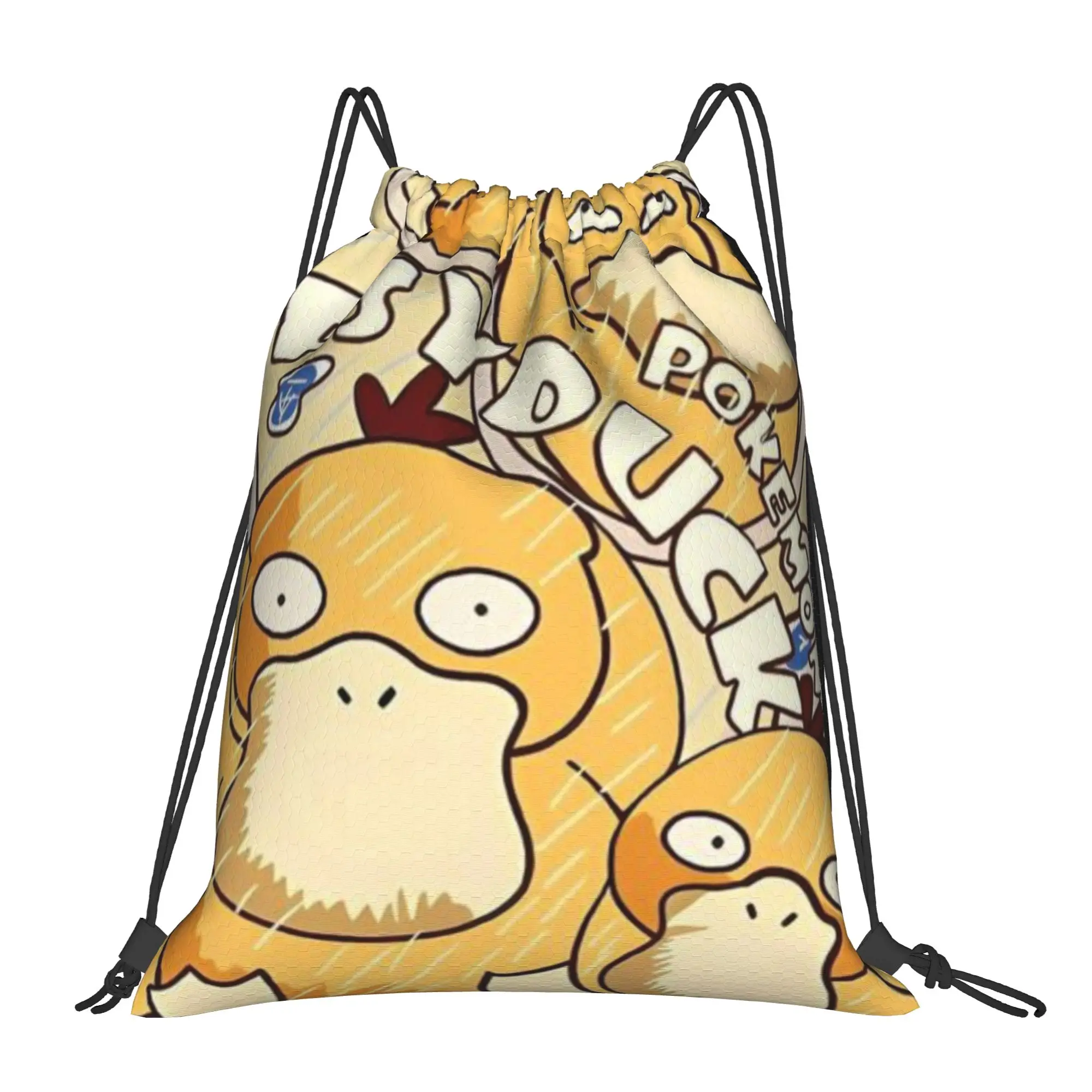 

Спортивный рюкзак-мешок Style Duck Psyduck на шнурке, портативный, для езды на велосипеде, для спортзала, для одежды