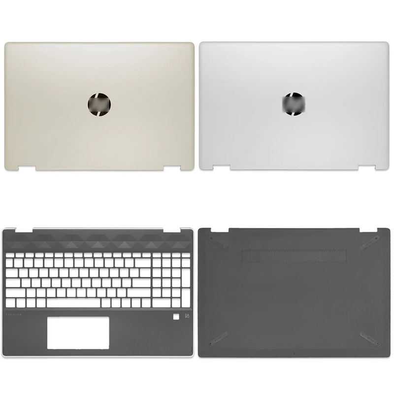 For hp pavilion x360 15-dq 15-dq0953cl TPN-W140 L12732-001 L53038-001 laptop lcd case back cover/hand rest/bottom case