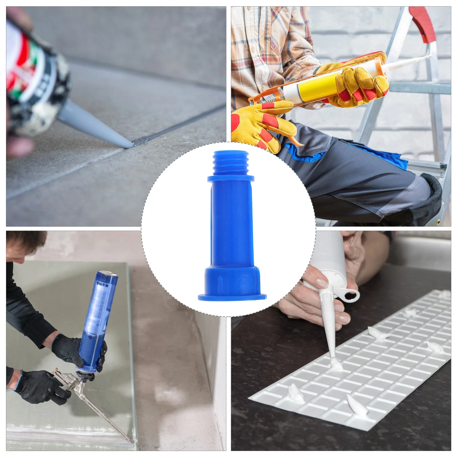 4 قطعة فوهة السد نصائح قابلة لإعادة الاستخدام السد أنابيب قضيب تسرب أداة لتجديد المنزل البناء DIY بها بنفسك مشاريع التشطيب