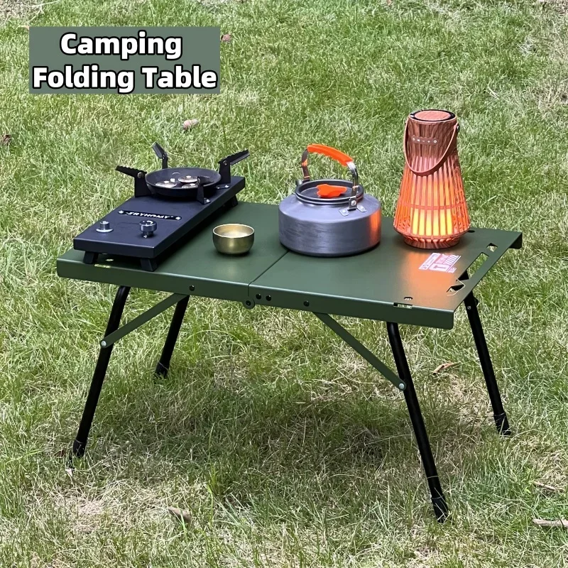 

Aluminum Alloy Folding Table Outdoor Barbecue Table Cool Camping Equipment Cool Camping Gear XZ46