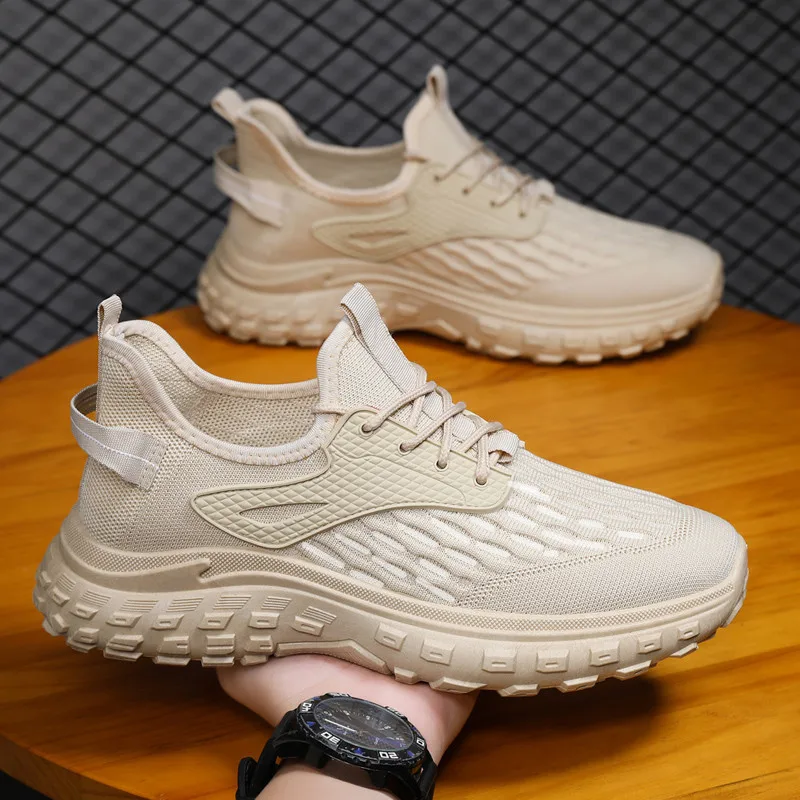 

Men's Shoes Spring and Autumn Breathable Men's Casual Running Sneakers Dad Shoes Outdoor Comfortable