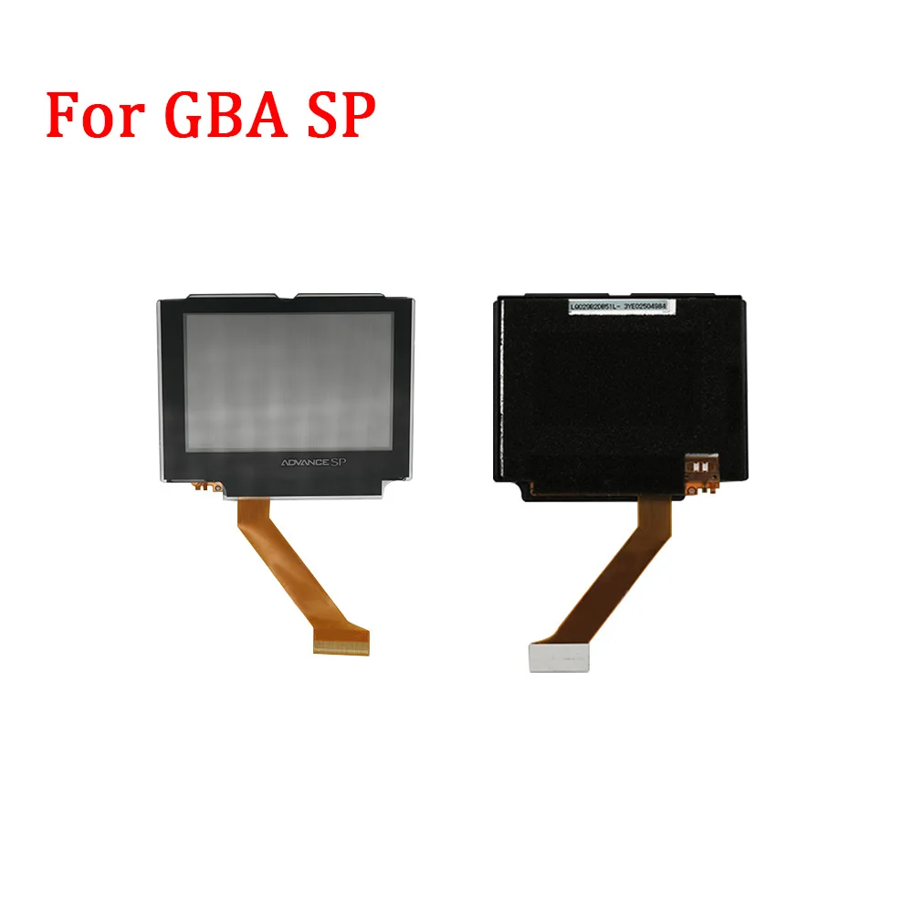 

Black Front Light Screen Original Display Effect LCD for GBA SP GmaeBoy Advance Console Normal Brightness LCD Screen Replacement