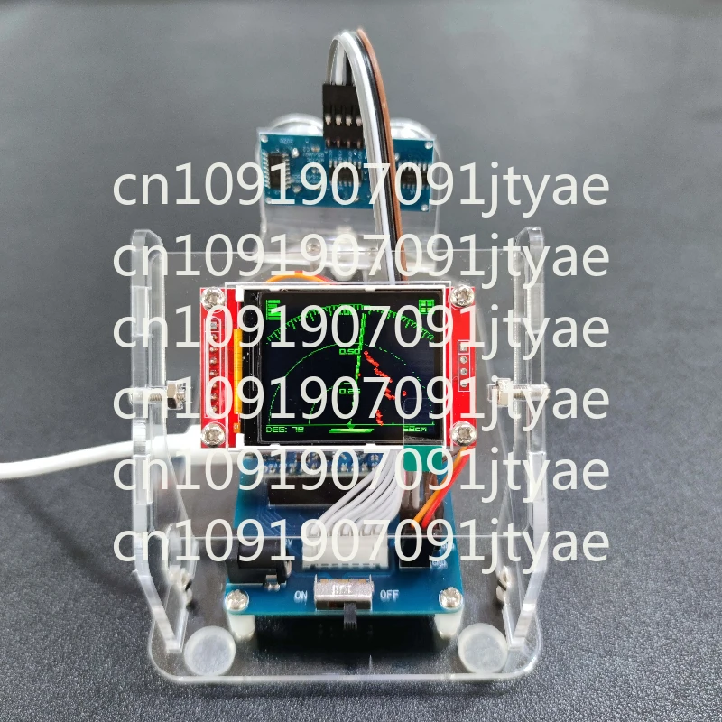 Ultrasonic Radar Scanning Student Technology Production DIY Creative Toys Handmade Children's Programming Detection Machine