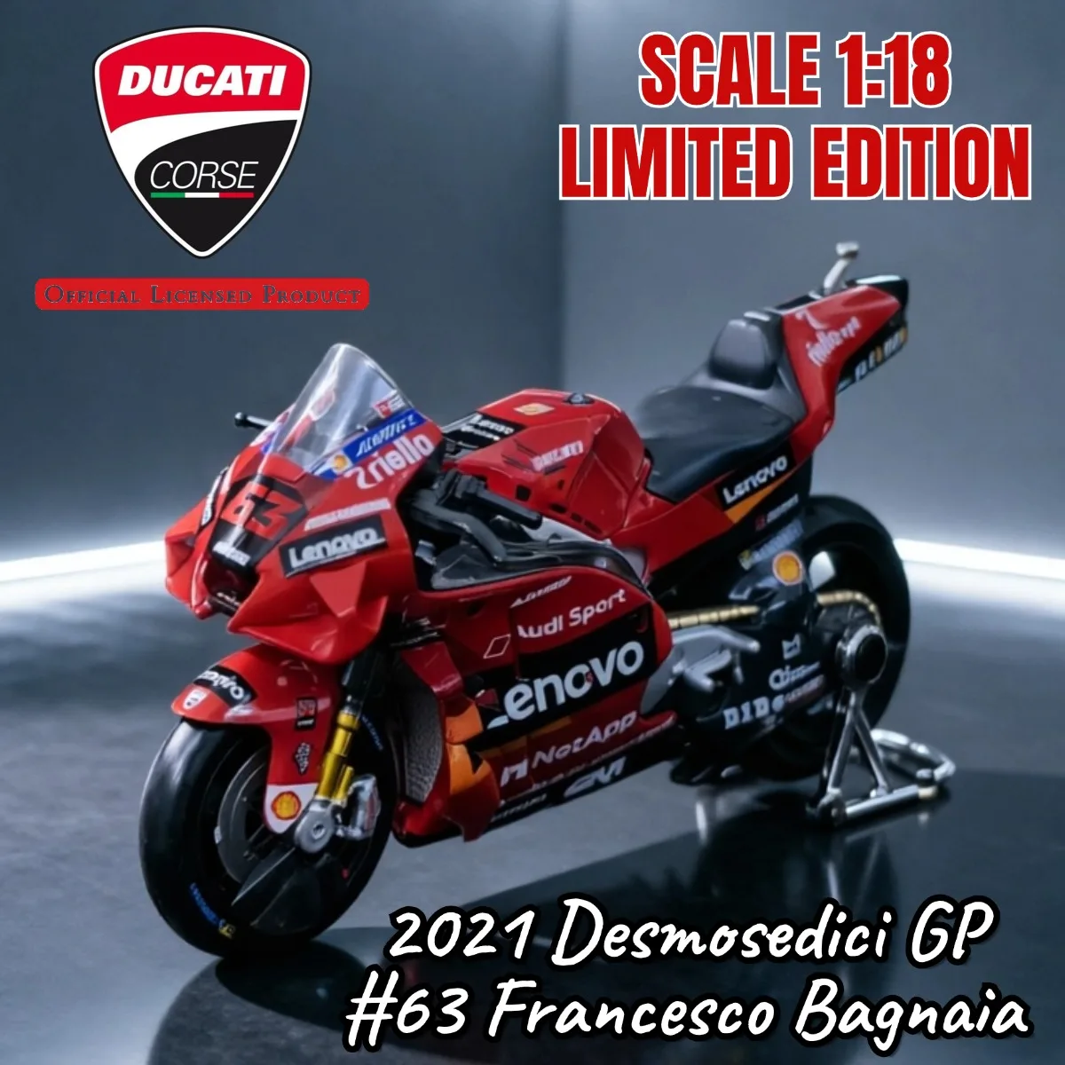 

1:18 Motorcycle Diecast Model Miniature - High Detail Alloy Racing Bike Collectible for Men, Kid, Home Decor, Gift Box Packaging